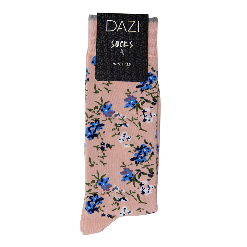 DAZI Dress Socks - Baby's Breath Floral Dress Socks