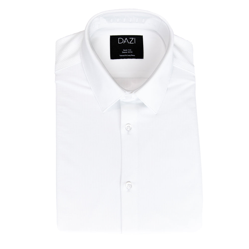 DAZI White Dress Shirt - Long Sleeve