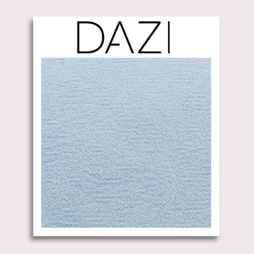 DAZI Ice Blue Fabric Swatch Sample. 3