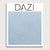 DAZI Ice Blue Fabric Swatch Sample. 3