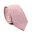 Blush Skinny Tie. Solid blush pink textured fabric.