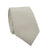 Ivory Skinny Tie. Solid textured fabric.