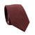 Merlot Skinny Tie. Solid burgundy textured fabric.