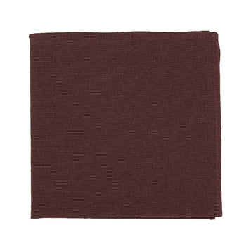 Merlot Pocket Square. Solid burgundy textured fabric.